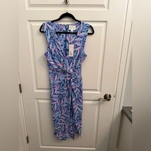 Lilly Pulitzer Blue and Pink Patterned Dress